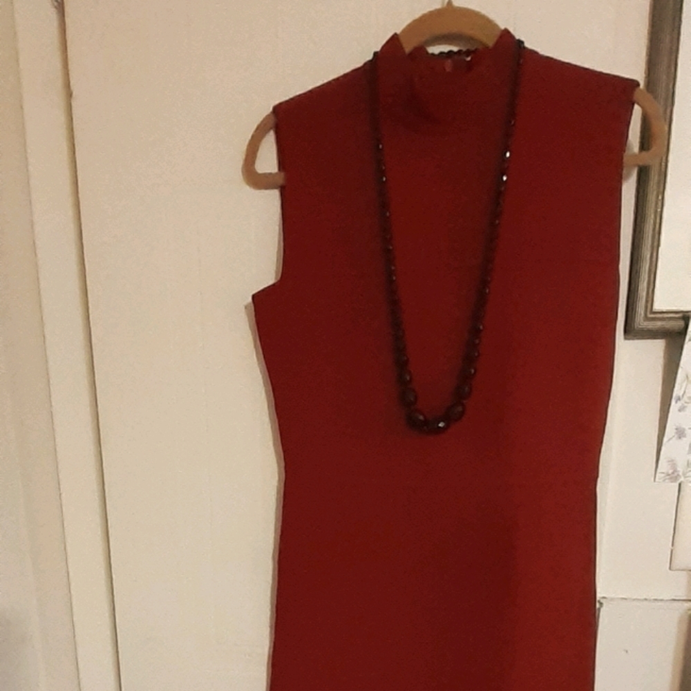 MaxMara sleeveless wool dress Sz 10 slightly used